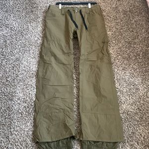 Burton Dryride The White Collection ski/snowboard men pants size L
